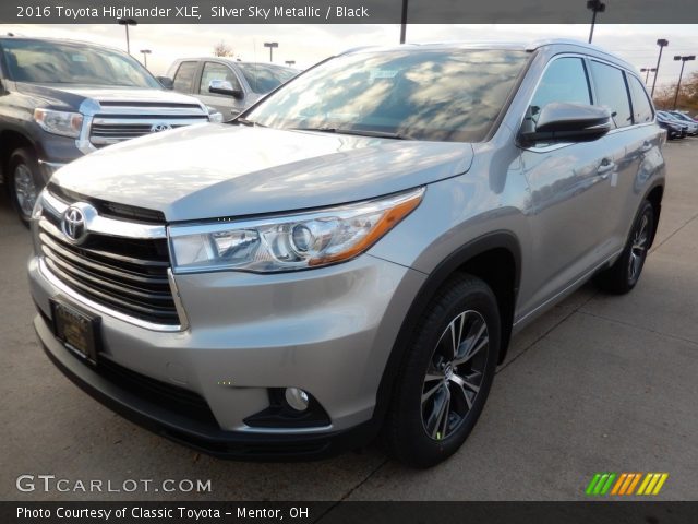 2016 Toyota Highlander XLE in Silver Sky Metallic