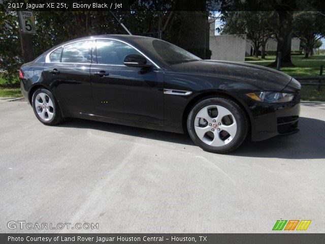 2017 Jaguar XE 25t in Ebony Black
