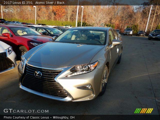 Atomic Silver 2017 Lexus Es 350 Black Interior