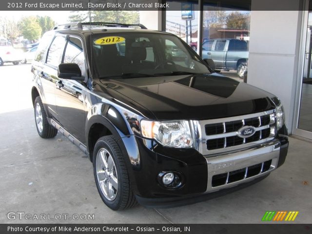 2012 Ford Escape Limited in Ebony Black