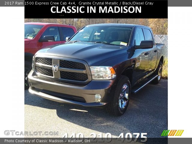 2017 Ram 1500 Express Crew Cab 4x4 in Granite Crystal Metallic