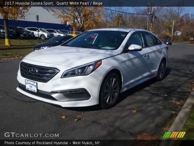 2017 Hyundai Sonata Sport in Quartz White Pearl