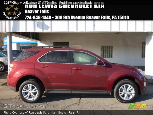 2017 Chevrolet Equinox LT AWD in Siren Red Tintcoat
