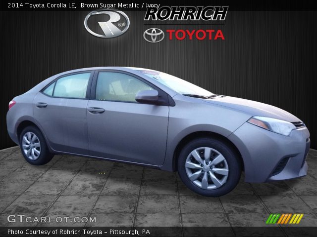 2014 Toyota Corolla LE in Brown Sugar Metallic