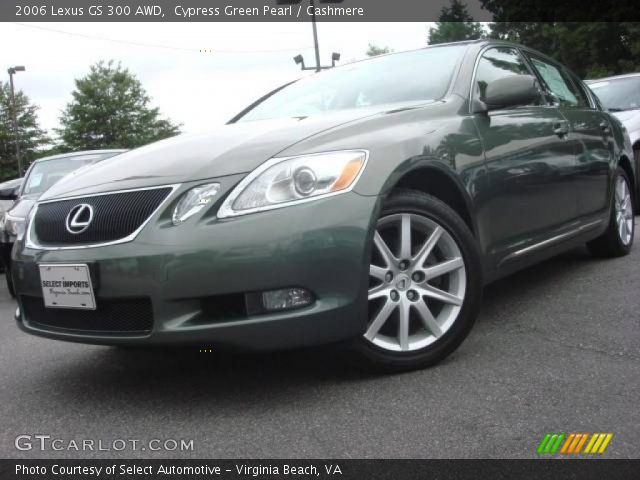 2006 Lexus GS 300 AWD in Cypress Green Pearl