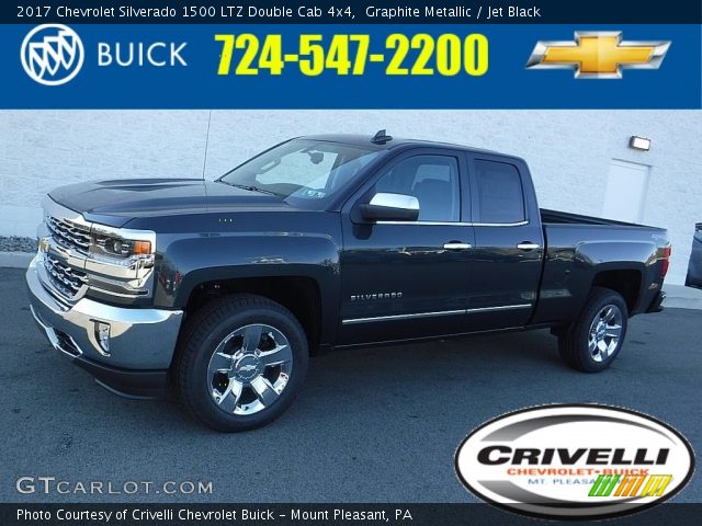 2017 Chevrolet Silverado 1500 LTZ Double Cab 4x4 in Graphite Metallic