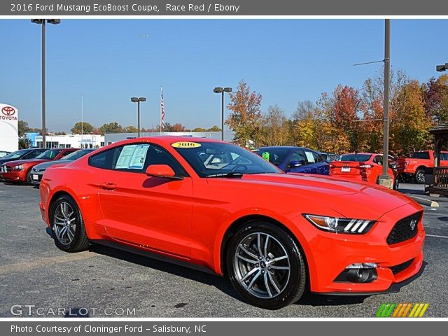 2016 Ford Mustang EcoBoost Coupe in Race Red