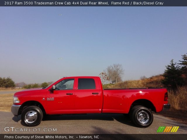 2017 Ram 3500 Tradesman Crew Cab 4x4 Dual Rear Wheel in Flame Red