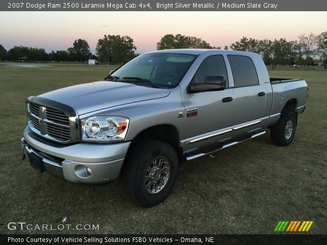 Bright Silver Metallic 2007 Dodge Ram 2500 Laramie Mega