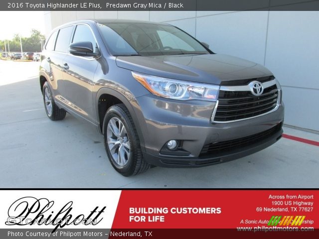 2016 Toyota Highlander LE Plus in Predawn Gray Mica