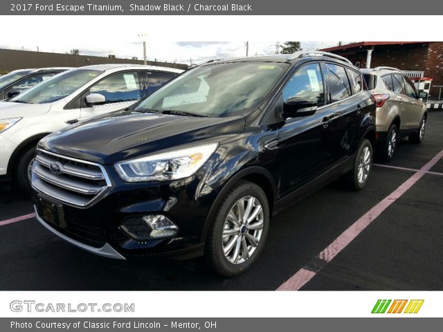 2017 Ford Escape Titanium in Shadow Black