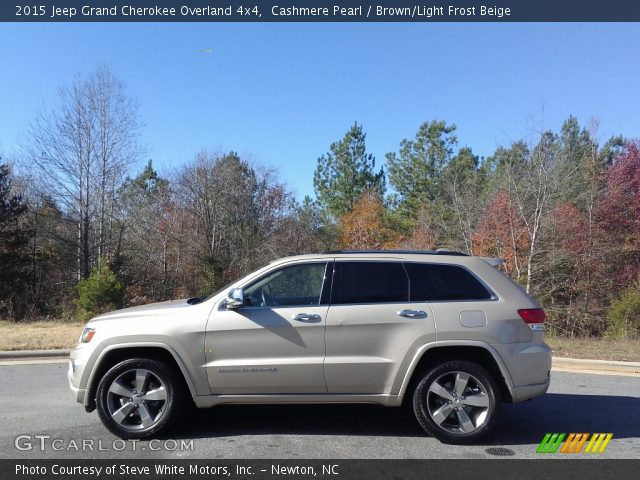 2015 Jeep Grand Cherokee Overland 4x4 in Cashmere Pearl