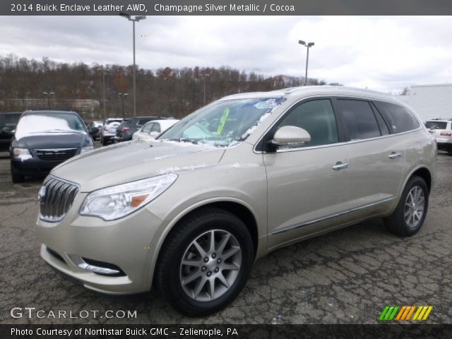 2014 Buick Enclave Leather AWD in Champagne Silver Metallic