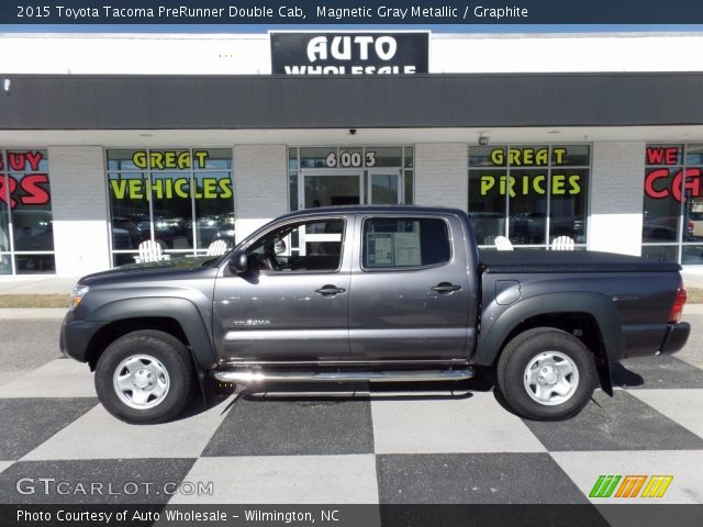 2015 Toyota Tacoma PreRunner Double Cab in Magnetic Gray Metallic