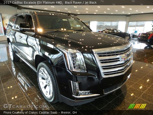 2017 Cadillac Escalade ESV Platinum 4WD in Black Raven