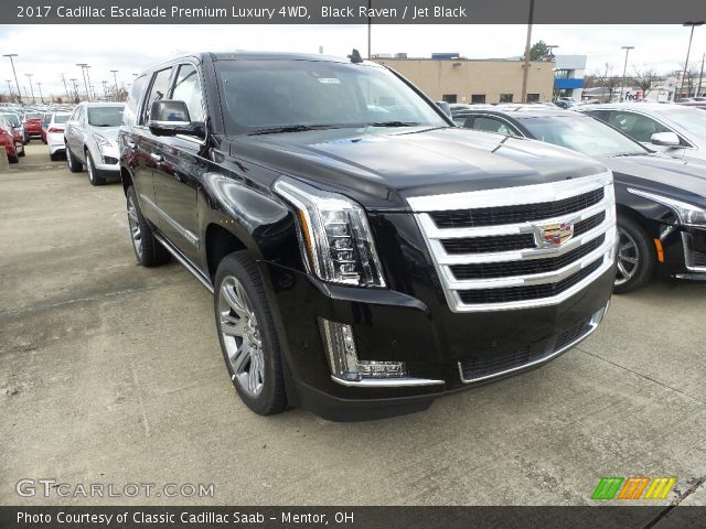 2017 Cadillac Escalade Premium Luxury 4WD in Black Raven