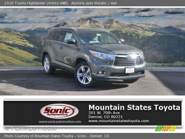 2016 Toyota Highlander Limited AWD in Alumina Jade Metallic