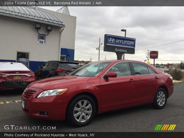 2009 Toyota Camry XLE V6 in Barcelona Red Metallic