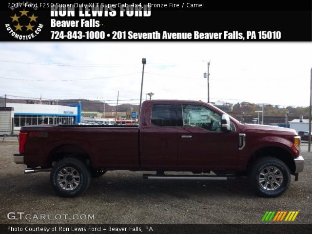 2017 Ford F250 Super Duty XLT SuperCab 4x4 in Bronze Fire