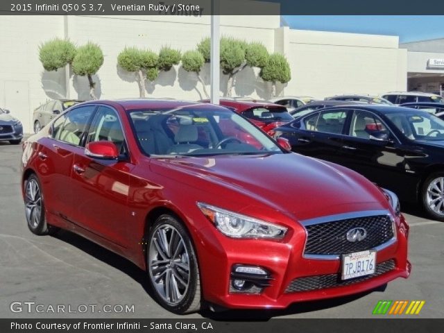 2015 Infiniti Q50 S 3.7 in Venetian Ruby