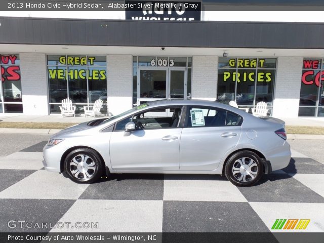 2013 Honda Civic Hybrid Sedan in Alabaster Silver Metallic