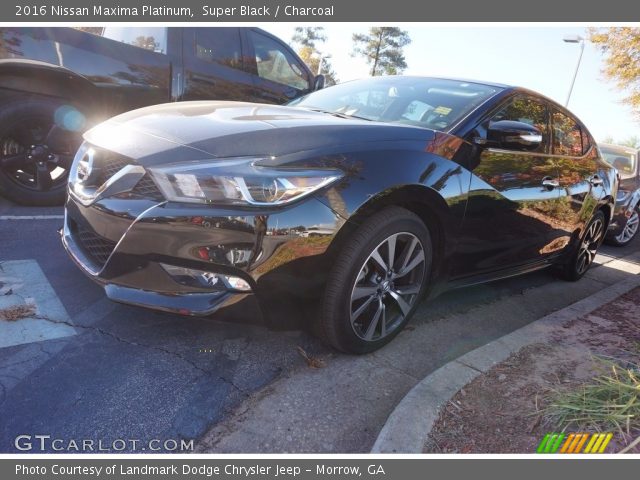 2016 Nissan Maxima Platinum in Super Black