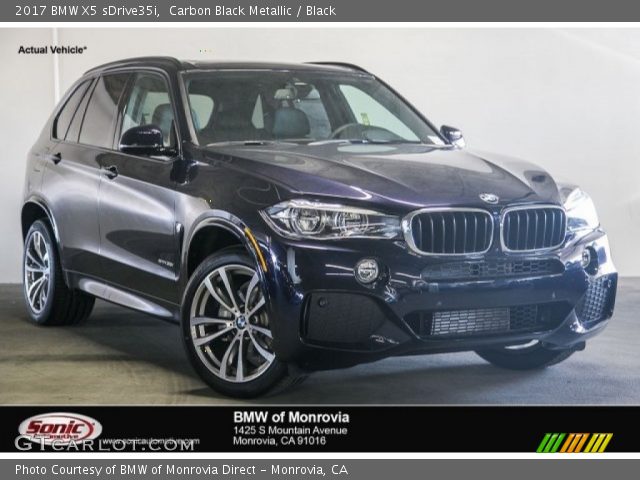 2017 BMW X5 sDrive35i in Carbon Black Metallic