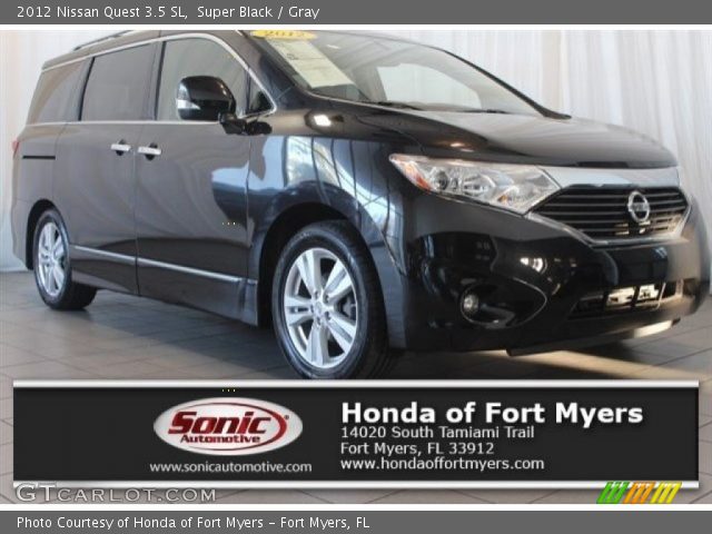 2012 Nissan Quest 3.5 SL in Super Black