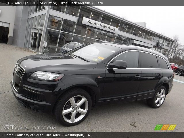 2014 Audi Q7 3.0 TFSI quattro in Orca Black Metallic