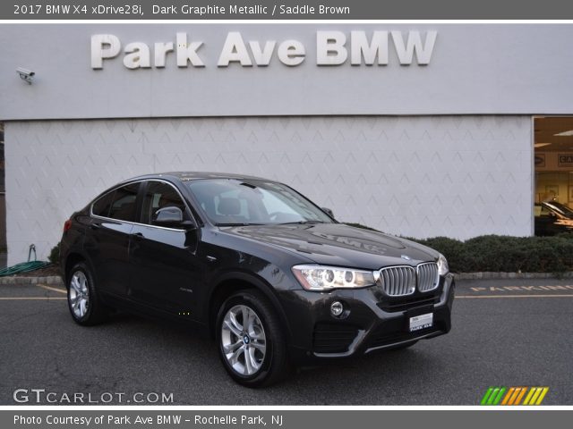 2017 BMW X4 xDrive28i in Dark Graphite Metallic