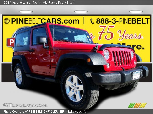 2014 Jeep Wrangler Sport 4x4 in Flame Red