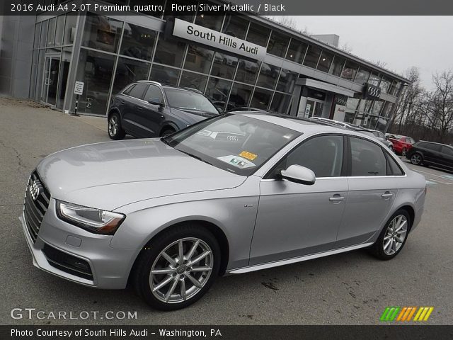 2016 Audi A4 2.0T Premium quattro in Florett Silver Metallic