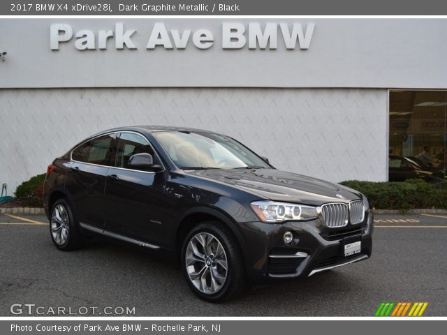 2017 BMW X4 xDrive28i in Dark Graphite Metallic
