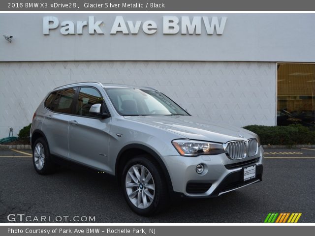2016 BMW X3 xDrive28i in Glacier Silver Metallic