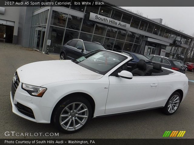 2017 Audi A5 Sport quattro Cabriolet in Ibis White