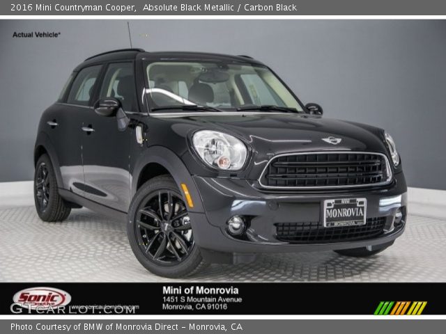 2016 Mini Countryman Cooper in Absolute Black Metallic