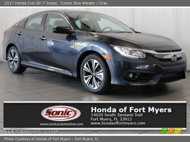 2017 Honda Civic EX-T Sedan in Cosmic Blue Metallic