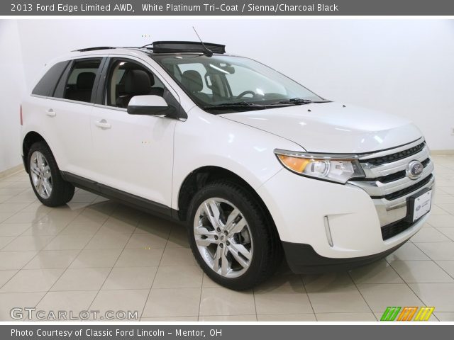 2013 Ford Edge Limited AWD in White Platinum Tri-Coat