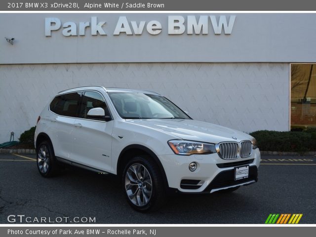 2017 BMW X3 xDrive28i in Alpine White