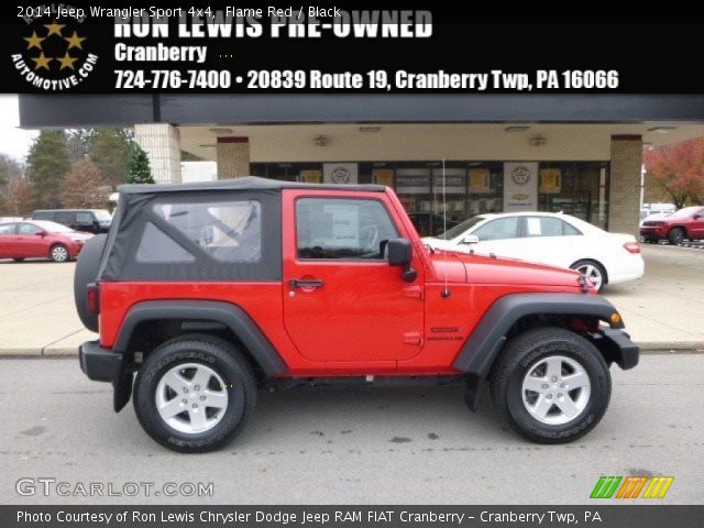 2014 Jeep Wrangler Sport 4x4 in Flame Red