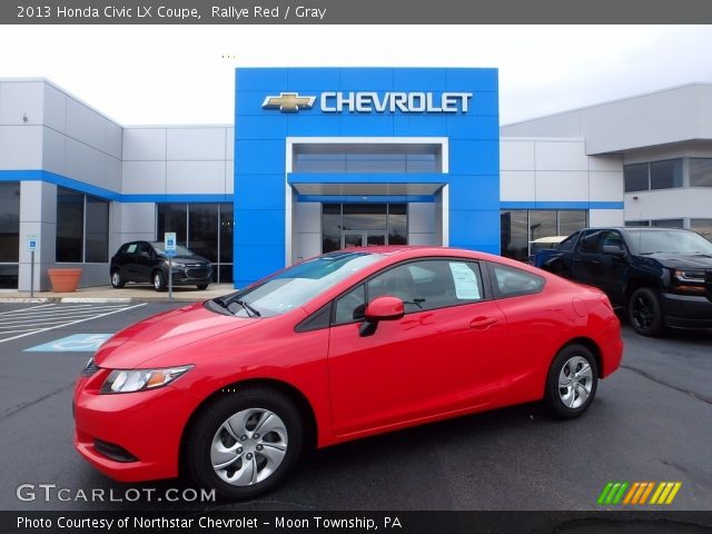 2013 Honda Civic LX Coupe in Rallye Red