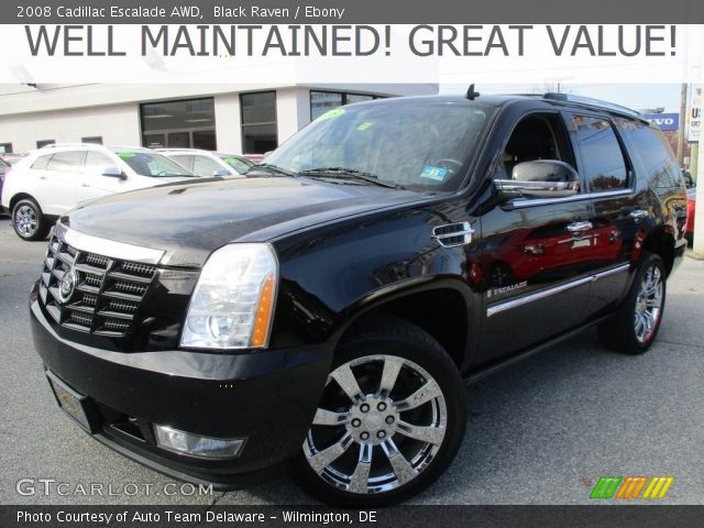 2008 Cadillac Escalade AWD in Black Raven