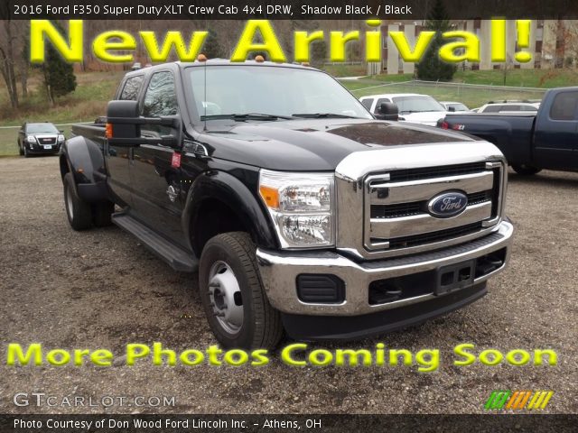 2016 Ford F350 Super Duty XLT Crew Cab 4x4 DRW in Shadow Black