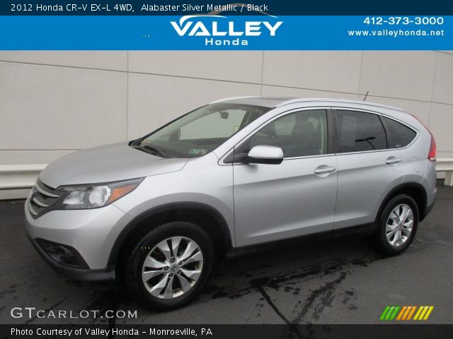 2012 Honda CR-V EX-L 4WD in Alabaster Silver Metallic