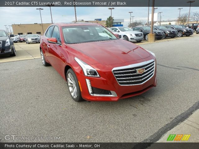2017 Cadillac CTS Luxury AWD in Red Obsession Tintcoat