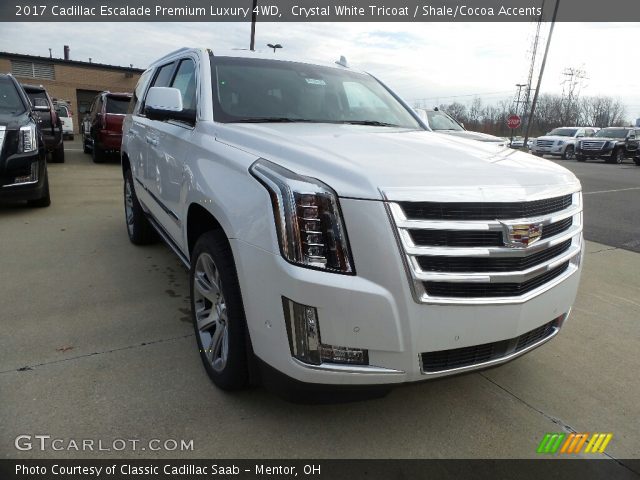 2017 Cadillac Escalade Premium Luxury 4WD in Crystal White Tricoat
