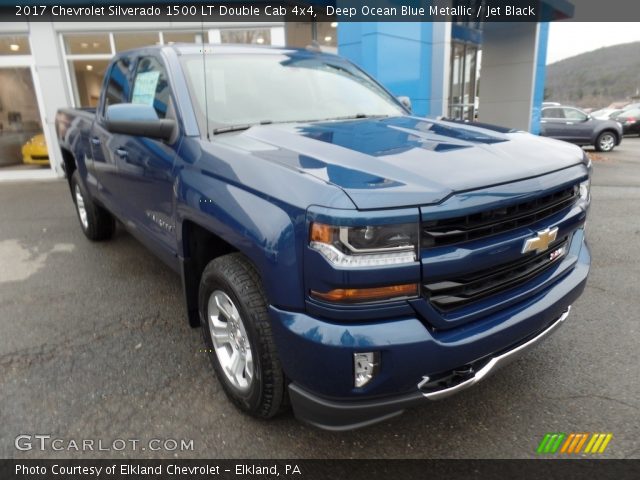 2017 Chevrolet Silverado 1500 LT Double Cab 4x4 in Deep Ocean Blue Metallic