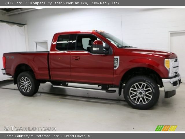 2017 Ford F250 Super Duty Lariat SuperCab 4x4 in Ruby Red