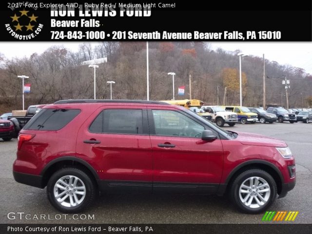 2017 Ford Explorer 4WD in Ruby Red