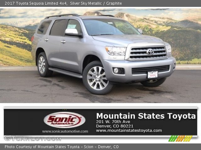 2017 Toyota Sequoia Limited 4x4 in Silver Sky Metallic